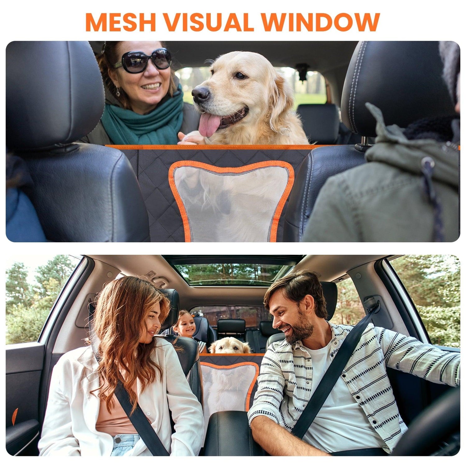 LuxxPaw™ Dog Car Seat Cover - Loyal Whiskers